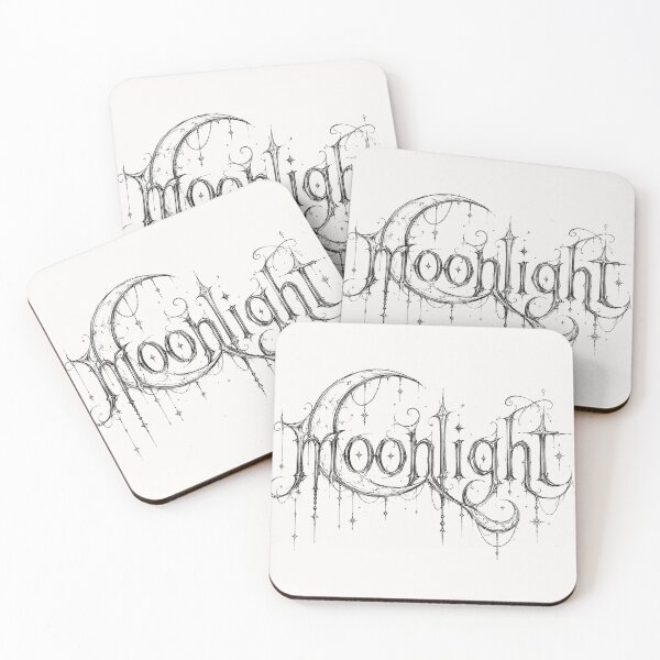 Item preview, Moonlight Fantasy Typography | Celestial Gothic Lettering Design designed and sold by J&J's Creation.