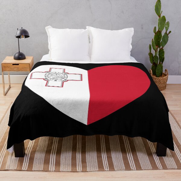 Item preview, Malta Flag Heart designed and sold by shitpostee.