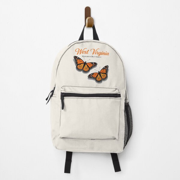 Item preview, West Virginia Monarch Butterfly Retro Poster designed and sold by The-Drip-Studio.