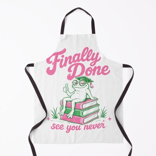 Item preview, Finally Done See You Never Sarcastic Frog Graduation designed and sold by bosamji.