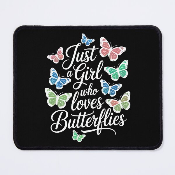 Item preview, Just a girl who loves butterflies designed and sold by jkrphoto.