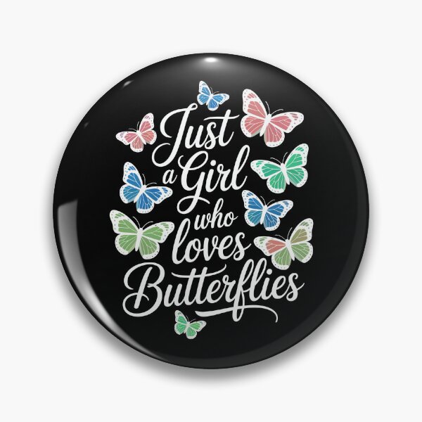 Item preview, Just a girl who loves butterflies designed and sold by jkrphoto.