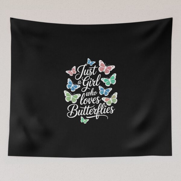 Item preview, Just a girl who loves butterflies designed and sold by jkrphoto.