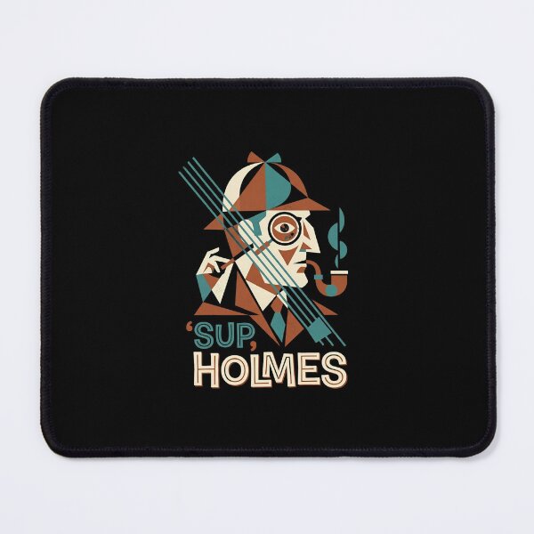 Item preview, Sup Holmes Funny Sherlock Holmes Geometric Vector Art designed and sold by Fenay Designs.