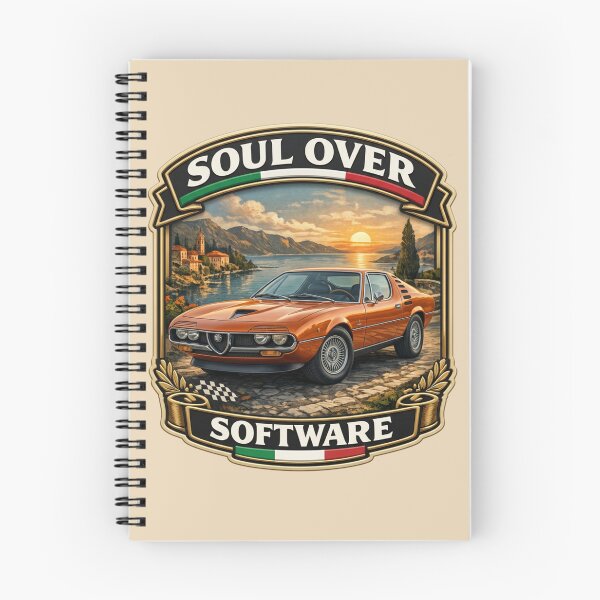 Item preview, Italian Montreal Soul Over Software Badge designed and sold by Retro Arabica.