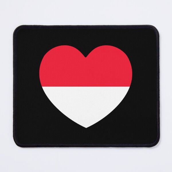 Item preview, Monaco Flag Heart designed and sold by shitpostee.