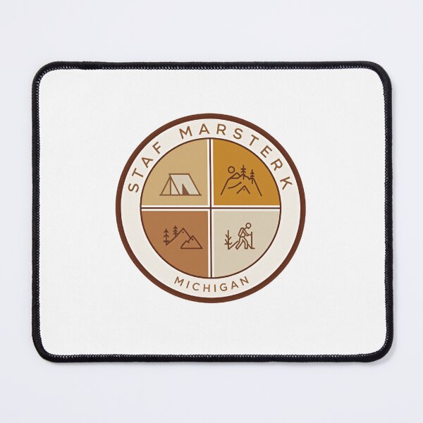 Item preview, Staf Marsterk Michigan Camping Hiking Outdoor Explorer designed and sold by Simsimah26Parks.