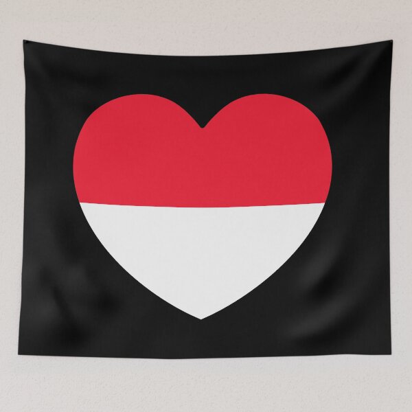 Item preview, Monaco Flag Heart designed and sold by shitpostee.