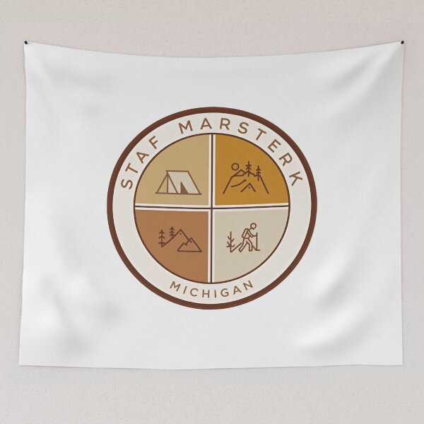 Item preview, Staf Marsterk Michigan Camping Hiking Outdoor Explorer designed and sold by Simsimah26Parks.