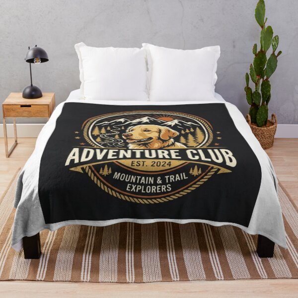 Item preview, Golden Retriever Adventure Club designed and sold by JANZEStudio.