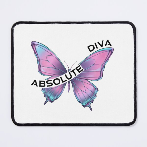 Item preview, Y2K Iridescent Metallic Butterfly Absolute Diva Techwear designed and sold by DripCultureLab.