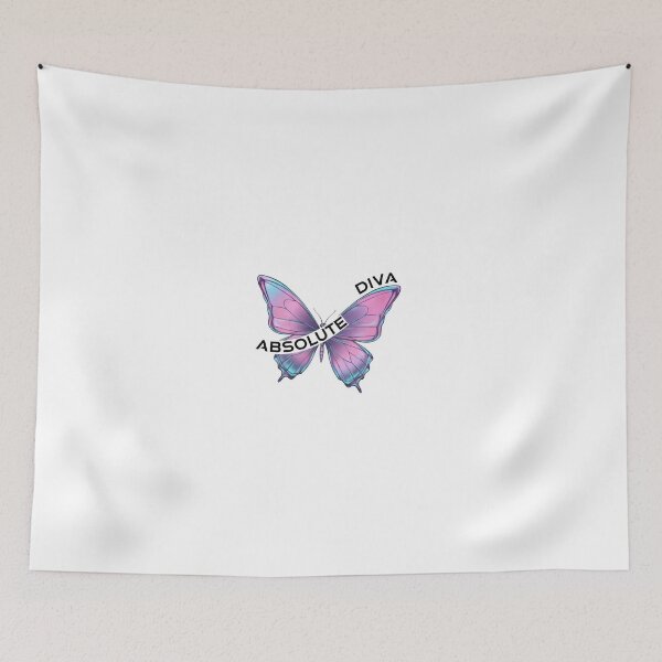 Item preview, Y2K Iridescent Metallic Butterfly Absolute Diva Techwear designed and sold by DripCultureLab.