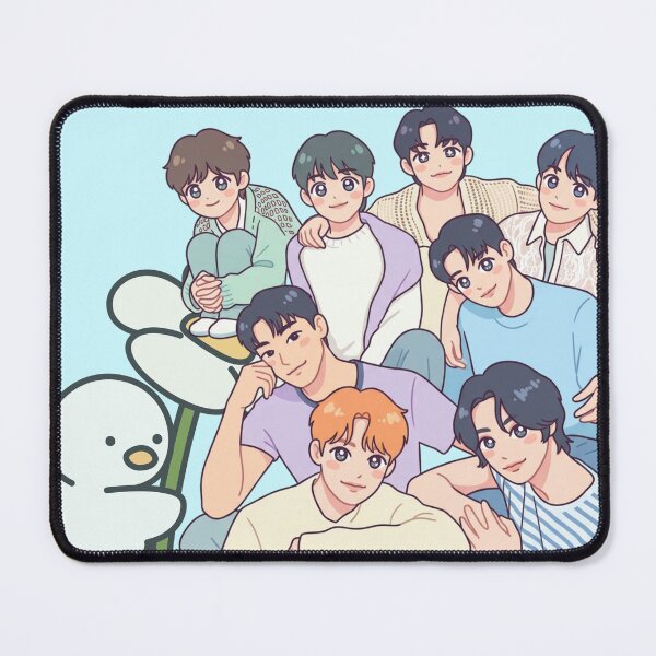 Item preview, Ateez Ot8 Cute Kpop Anime Fanart designed and sold by mysakura.