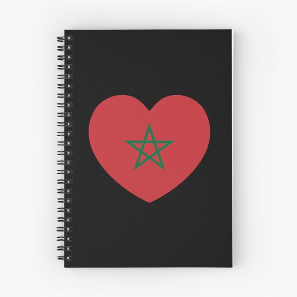 Item preview, Morocco Flag Heart designed and sold by shitpostee.