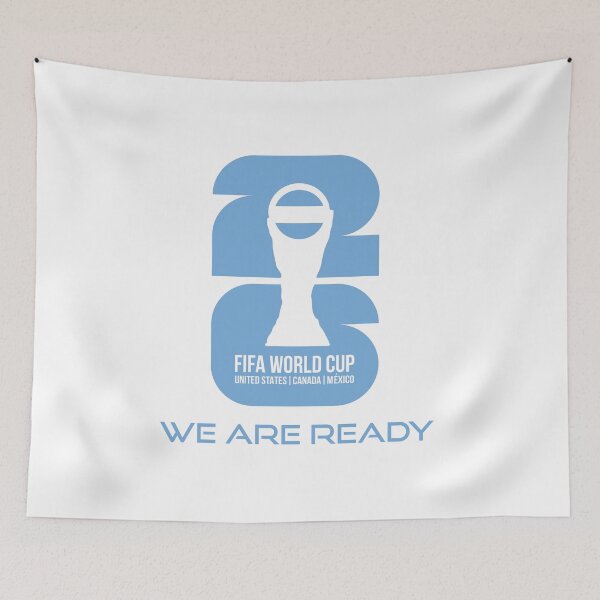 Item preview, Argentina World Cup 2026 We Are Ready Trophy Sticker designed and sold by topprinting.