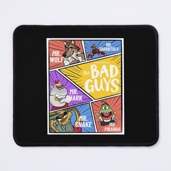 Item preview, Bad Guys Cute Cartoon Poster Design Today Graphic designed and sold by JeanMason51.