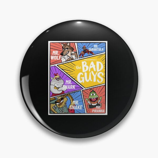 Item preview, Bad Guys Cute Cartoon Poster Design Today Graphic designed and sold by JeanMason51.