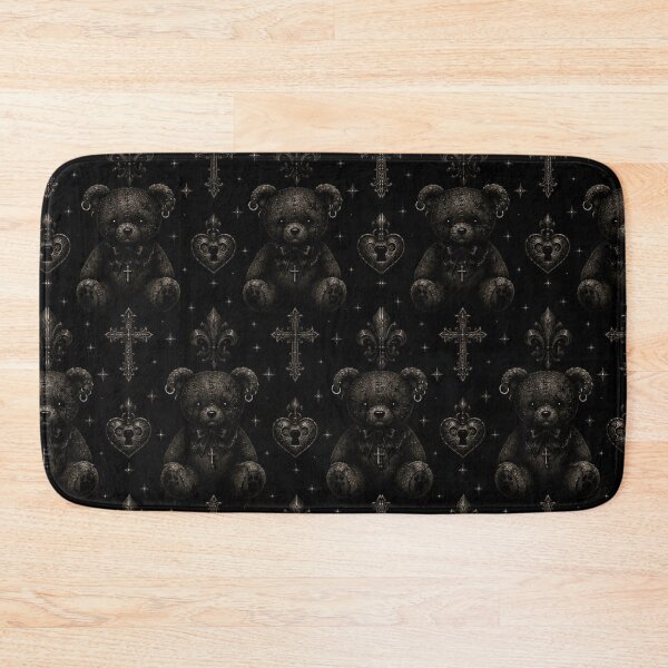 Item preview, Haunted Victorian Teddy Bear - Dark Gothic Lolita & Creepy Cute Damask designed and sold by cabuks.