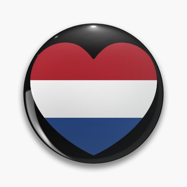 Item preview, Netherlands Flag Heart designed and sold by shitpostee.
