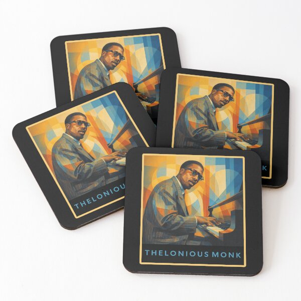 Item preview, Thelonious Monk Geometric Jazz Poster Design Today Graphic designed and sold by CallumSnow.
