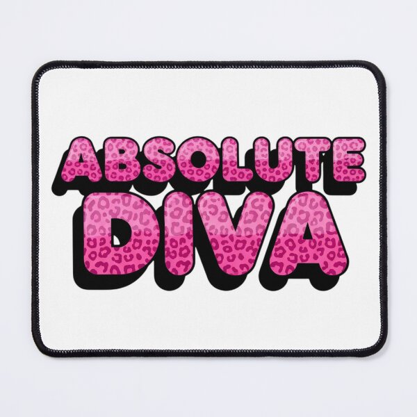 Item preview, Y2K Pink Cheetah Bubble Text Absolute Diva Pattern designed and sold by DripCultureLab.