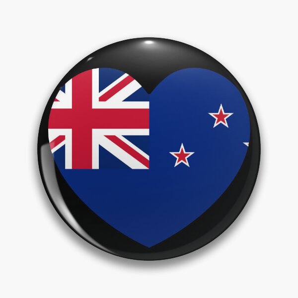 Item preview, New Zealand Flag Heart designed and sold by shitpostee.