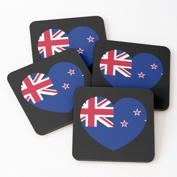 Item preview, New Zealand Flag Heart designed and sold by shitpostee.