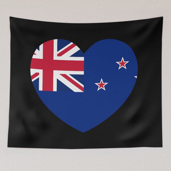Item preview, New Zealand Flag Heart designed and sold by shitpostee.