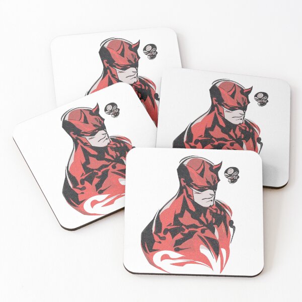 Item preview, Daredevil Minimalist Portrait | Devil of Hell's Kitchen Comic Fan Art designed and sold by NDrake31.