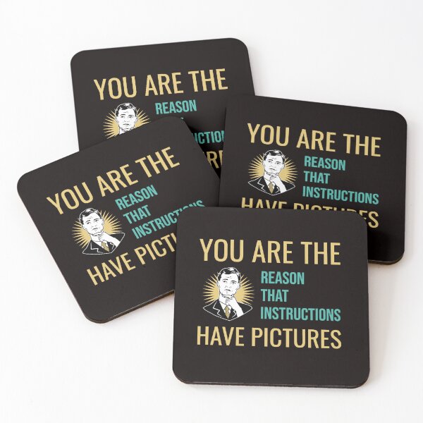 Item preview, YOU ARE THE REASON INSTRUCTIONS HAVE PICTURES | RETRO SARCASM SERIES — HOW TO EDITION designed and sold by WitLounge.
