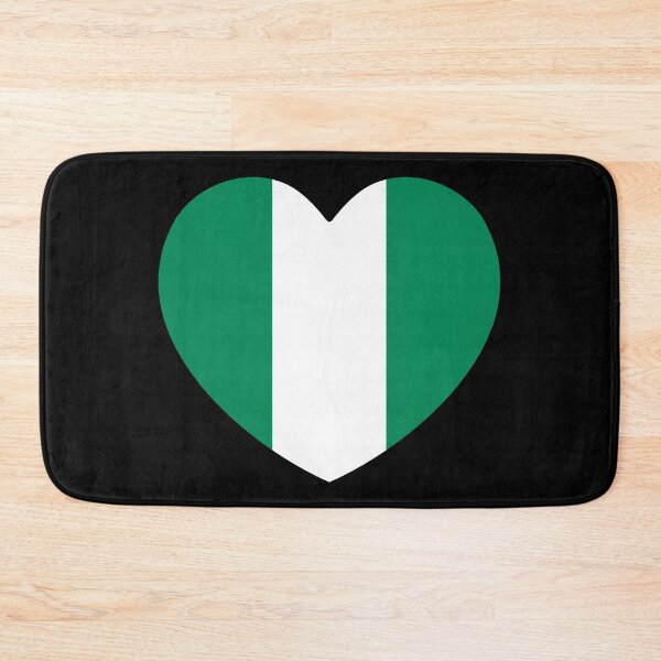 Item preview, Nigeria Flag Heart designed and sold by shitpostee.