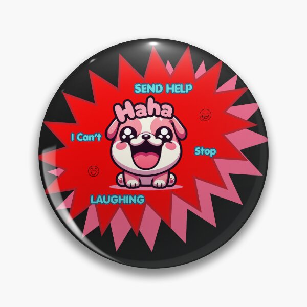 Item preview, Laughing Pink Bulldog Mood, "Send Help.... I Can't Stop Laughing" designed and sold by Feliciano3.