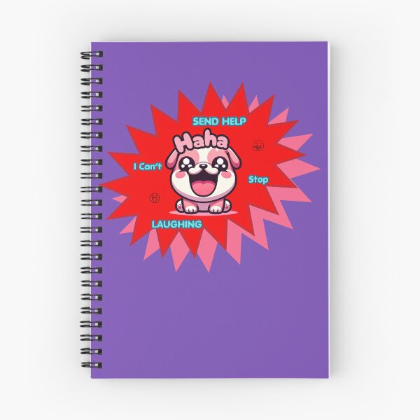 Item preview, Laughing Pink Bulldog Mood, "Send Help.... I Can't Stop Laughing" designed and sold by Feliciano3.