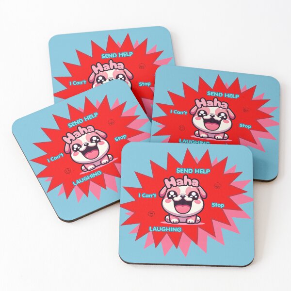 Item preview, Laughing Pink Bulldog Mood, "Send Help.... I Can't Stop Laughing" designed and sold by Feliciano3.
