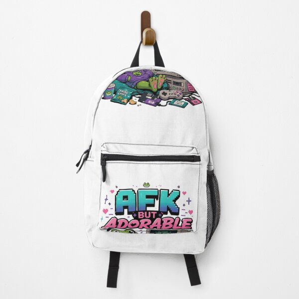 Item preview, AFK But Adorable Frog | Cute Retro Gamer Frog designed and sold by Tinosshop.