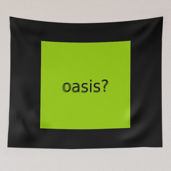 Item preview, Supreme Green Oasis Question Mark Square designed and sold by Dancing Papaya.