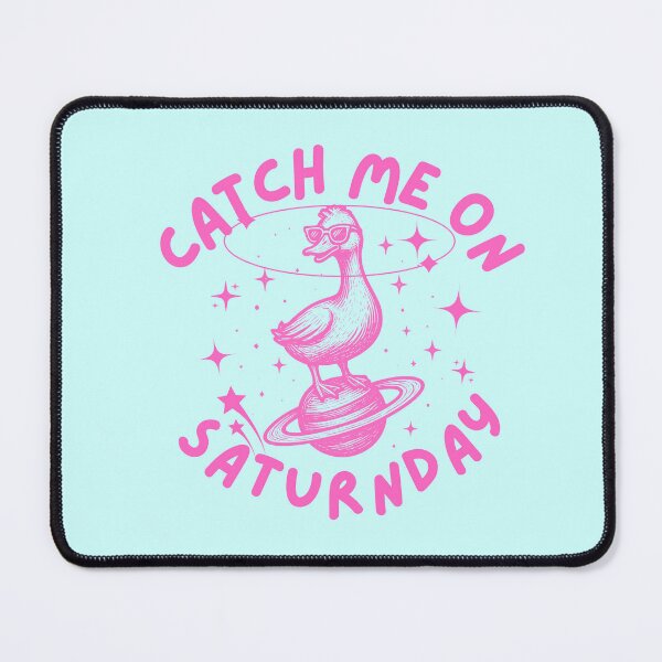 Item preview, Catch Me On Satur(n)day Pun Humor designed and sold by CamilasPrints.