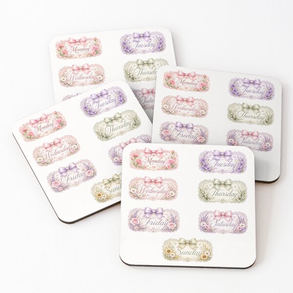 Item preview, Pastel Weekdays designed and sold by looplandger.