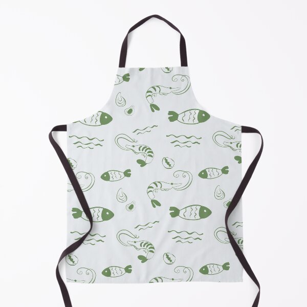 Item preview, Minimal Coastal Fish Pattern designed and sold by coshe.