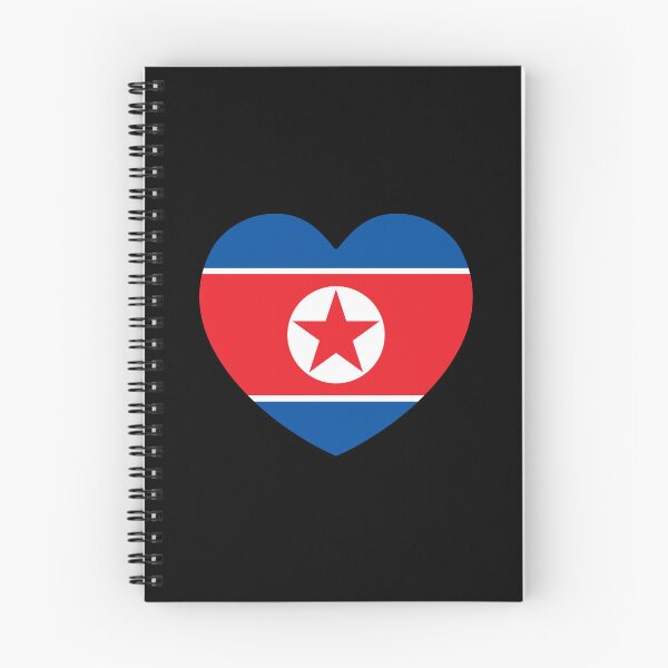 Item preview, North Korea Flag Heart designed and sold by shitpostee.