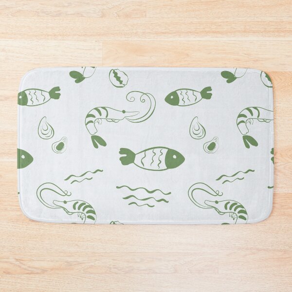 Item preview, Minimal Coastal Fish Pattern designed and sold by coshe.