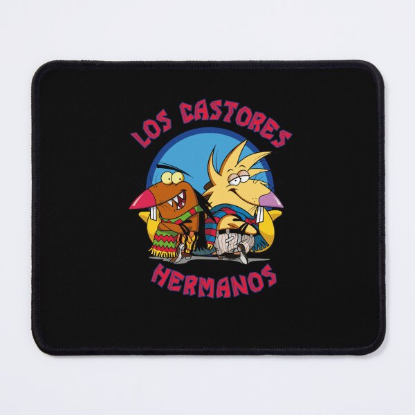 Item preview, Castores Hermanos Beaver Cartoon Poster Design Today Graphic designed and sold by JeanMason51.