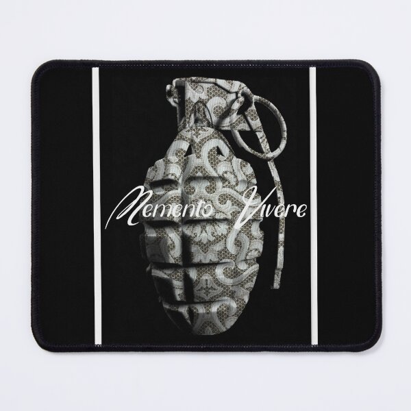 Item preview, Hand grenade grey print MV designed and sold by DerekDoll.