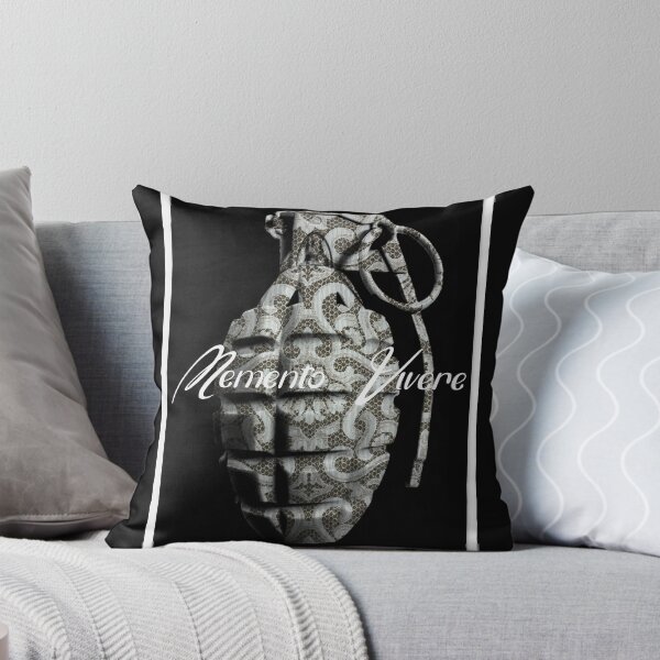 Item preview, Hand grenade grey print MV designed and sold by DerekDoll.