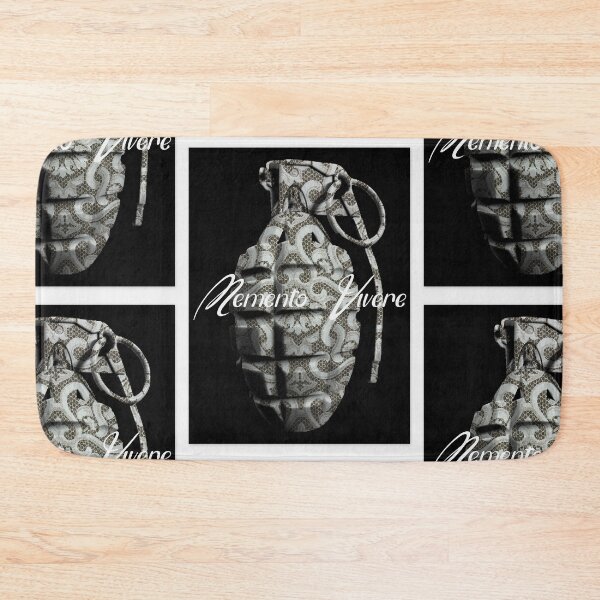 Item preview, Hand grenade grey print MV designed and sold by DerekDoll.