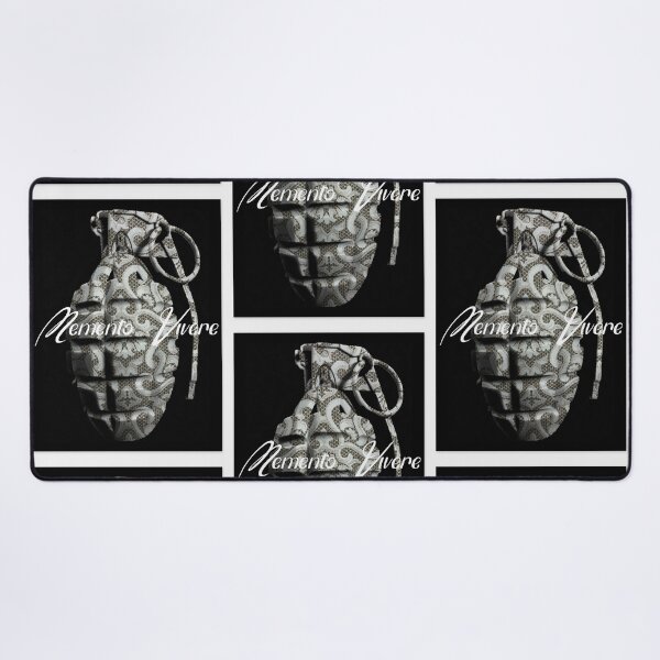 Item preview, Hand grenade grey print MV designed and sold by DerekDoll.