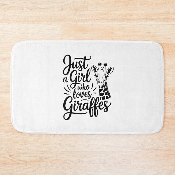 Item preview, Just a Girl Who Loves Giraffes designed and sold by jkrphoto.