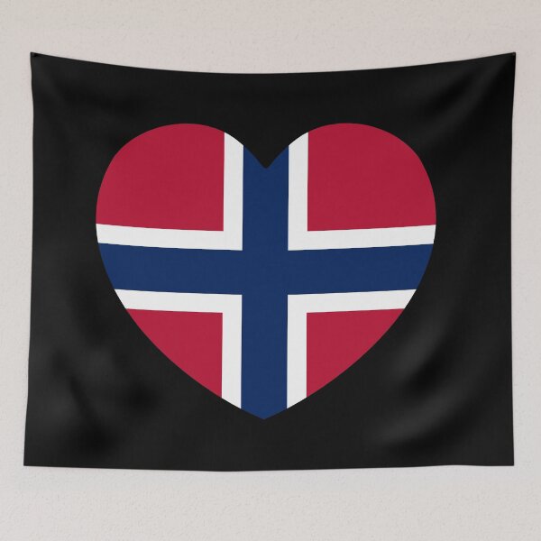 Item preview, Norway Flag Heart designed and sold by shitpostee.