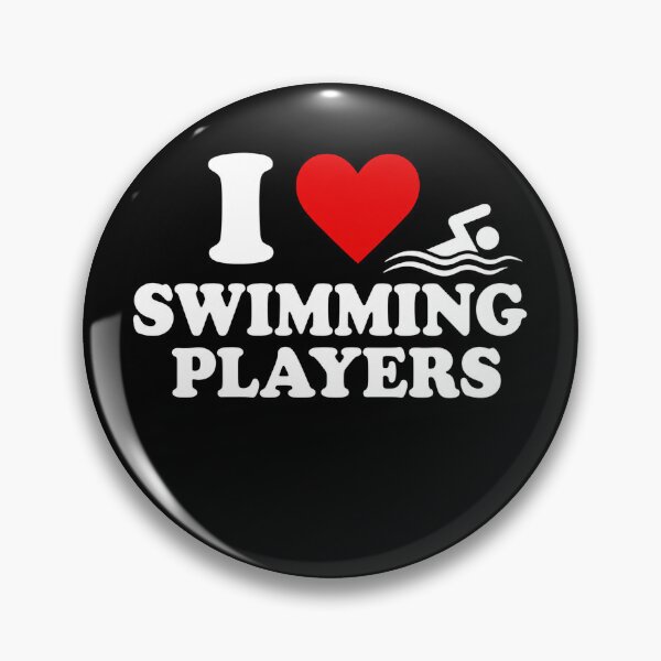 Item preview, I Love Swimming Players Funny Swimming Lover Gift designed and sold by will freed18.
