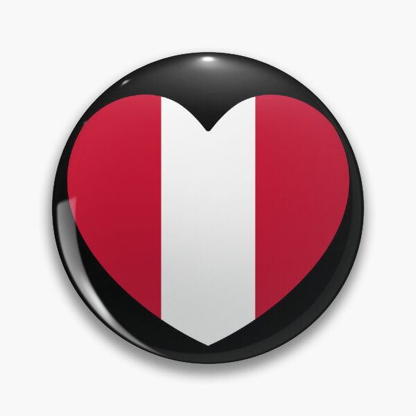Item preview, Peru Flag Heart designed and sold by shitpostee.